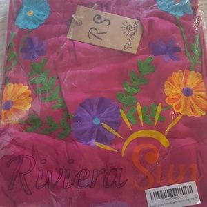 Rivera sun Long embroided dress